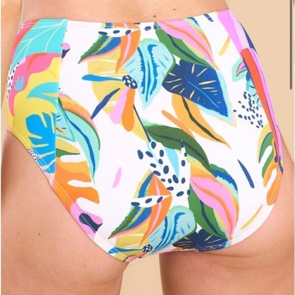 Multi Print High Rise Bikini - Picture 11 of 15